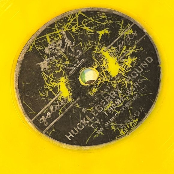 LITTLE GOLDEN RECORDS Huckleberry Hound & His Friends (45 RPM) AND Huckleberry H - Picture 12 of 12